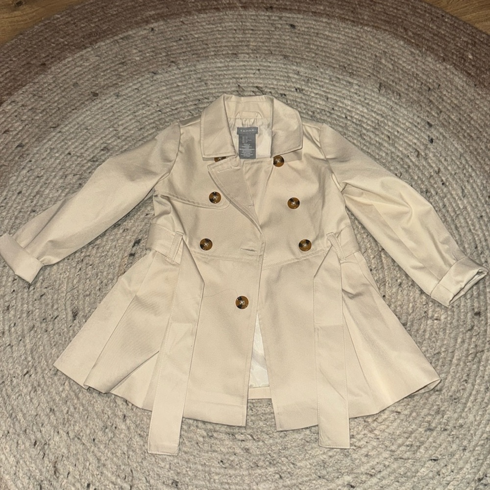 Tahari Toddler Girl Trench Coat Size 3T